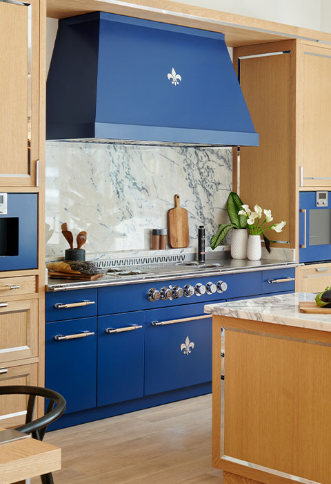 Experience the epitome of culinary luxury with our Blue Color High-End French Ranges