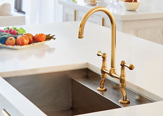 Golden faucet