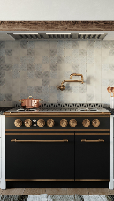 Black French Kitchen Designs In between White Kitchen Cabinets