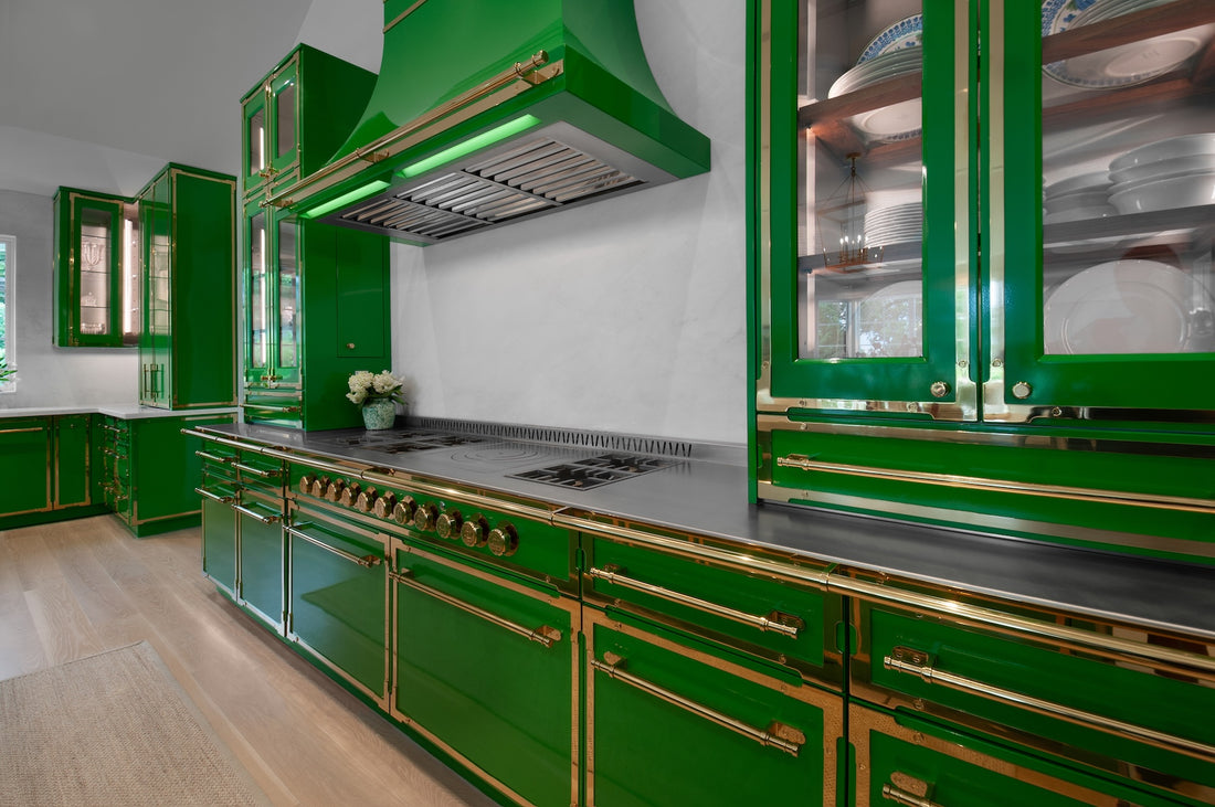 Choosing a French range colour and finish before selecting a kitchen style