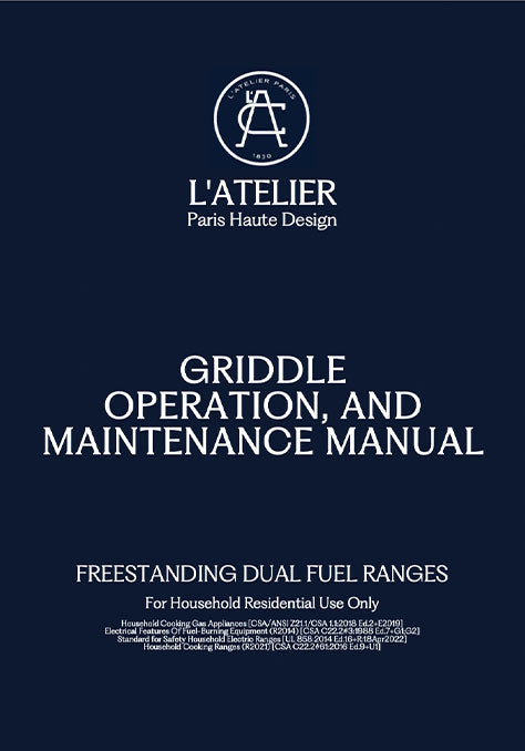 Griddle Operation And Care