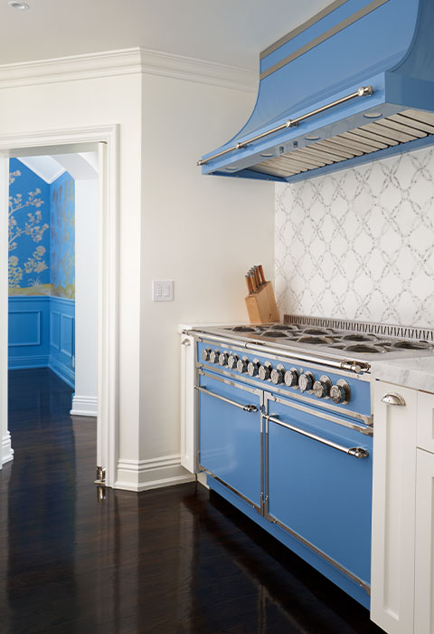 Blue Color Premium Kitchen Ranges